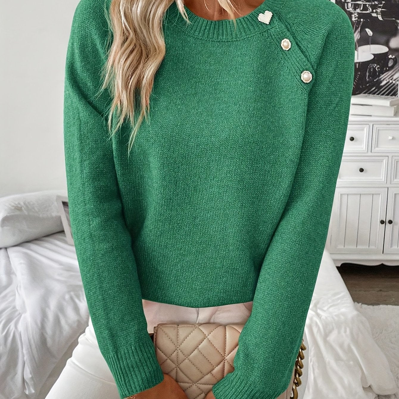 Valmère™ | Pull Asymétrique Élégance Boutonnée