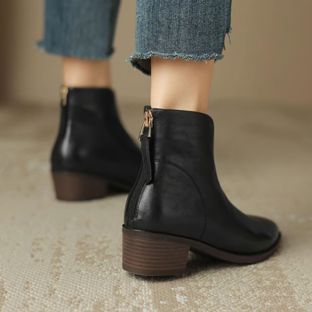 Valmère™ | Bottines Luxe à Talon Bas