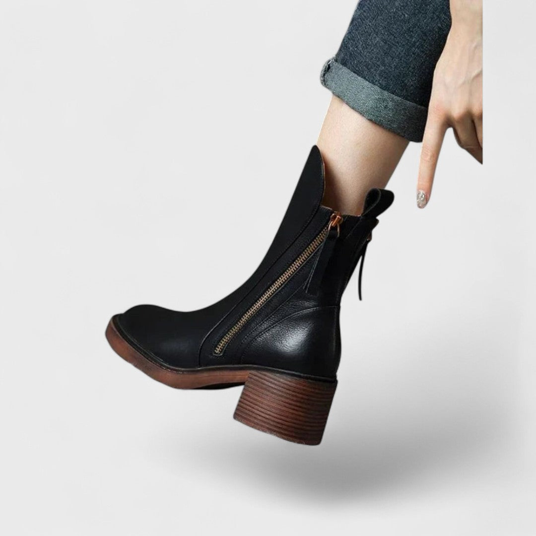 Valmère™ | Bottines Élégantes en Cuir