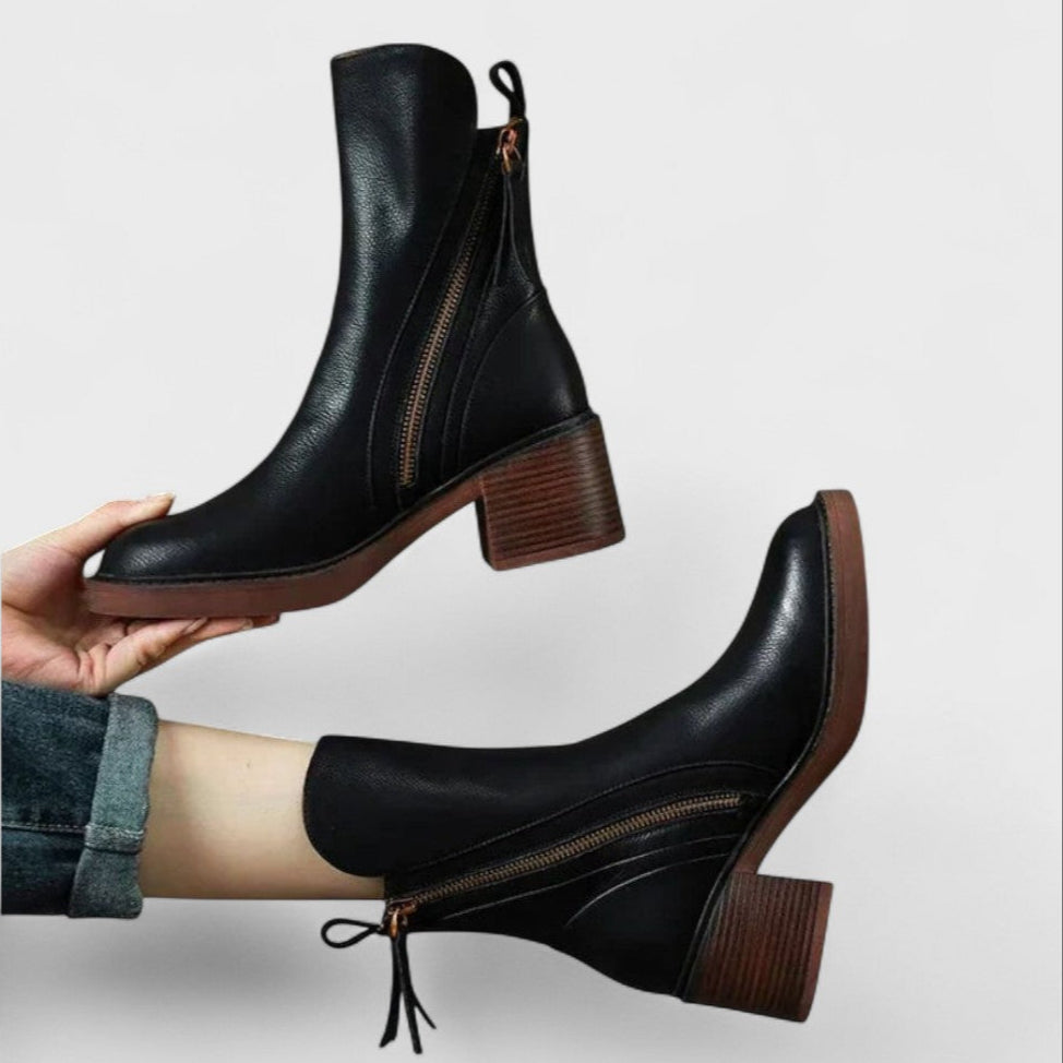 Valmère™ | Bottines Élégantes en Cuir