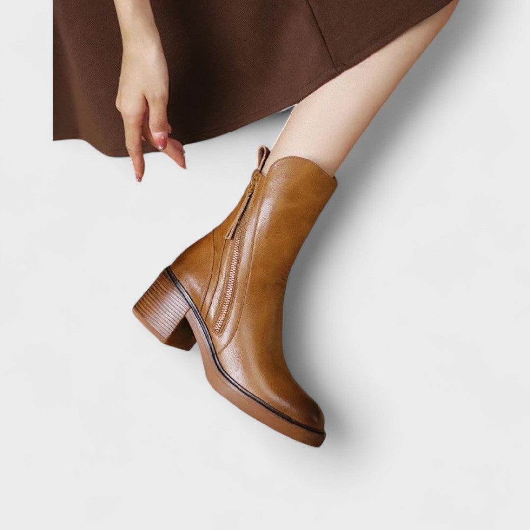 Valmère™ | Bottines Élégantes en Cuir