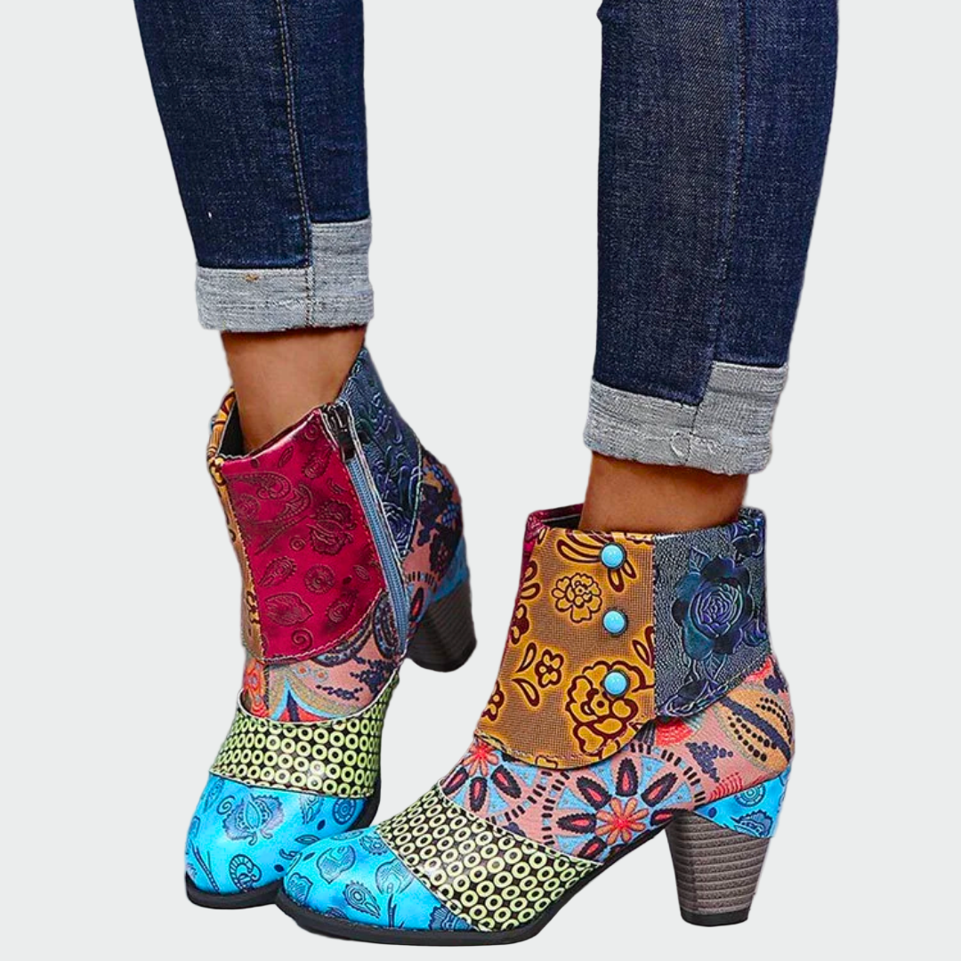 Valmère™ | Bottines Bohème Multicolores