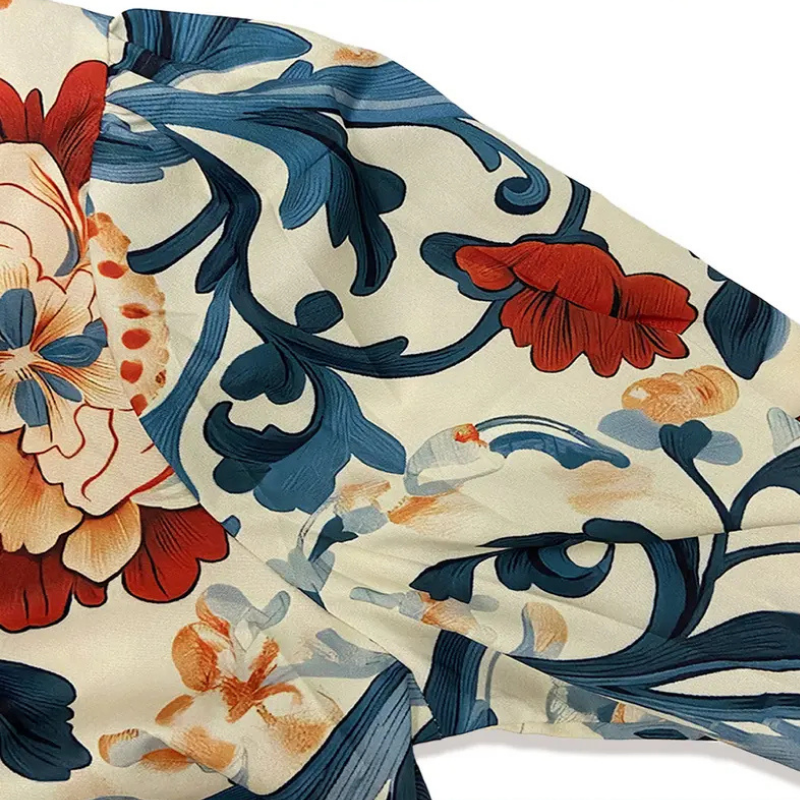 Valmère™ | Blouse Florale Vintage Élégance