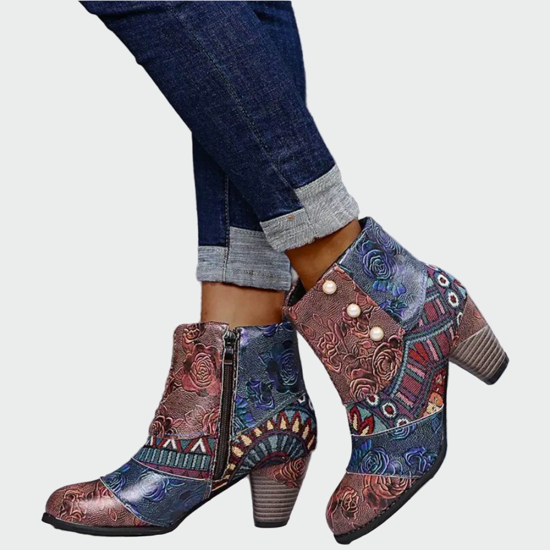 Valmère™ | Bottines Bohème Multicolores