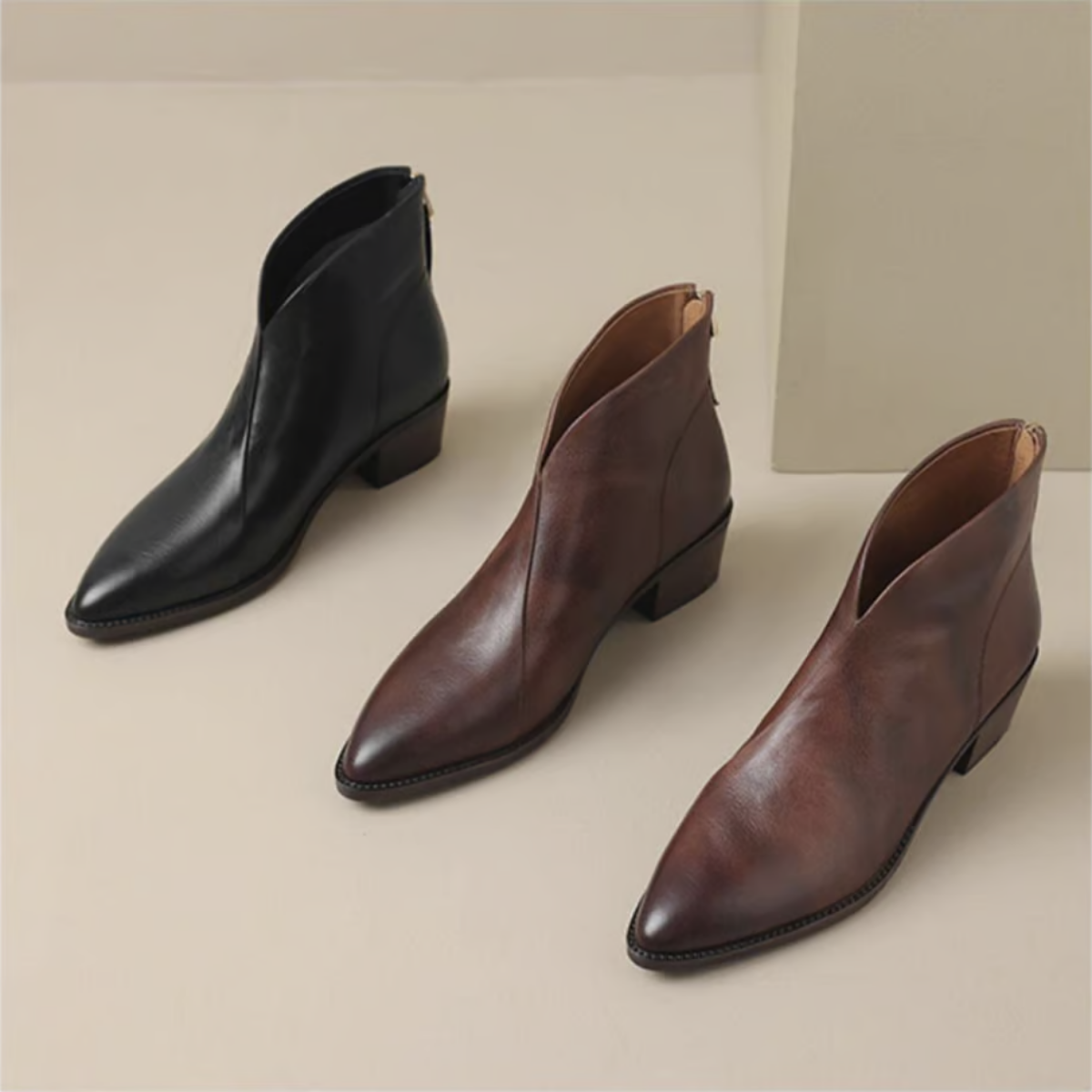 Valmère™ | Bottines Luxe à Talon Bas