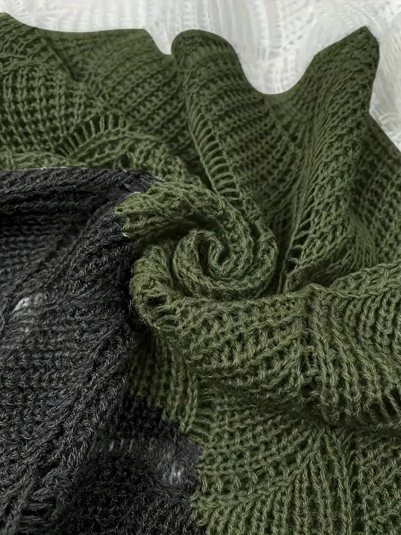 Valmère™ | Pull Tricot Décolleté Élégant