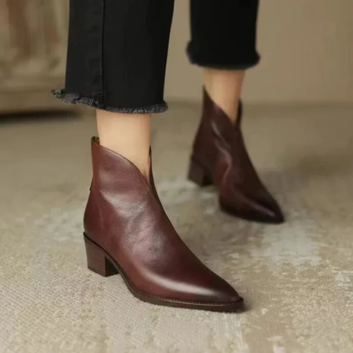 Valmère™ | Bottines Luxe à Talon Bas