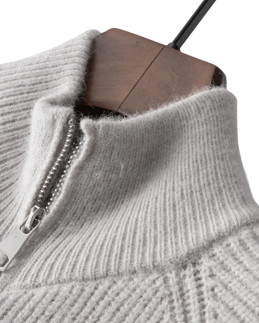 Valmère™ | Cardigan zippé en laine mérinos