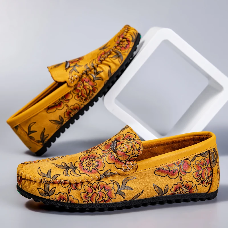 Valmère™ | Mocassins en cuir à fleurs