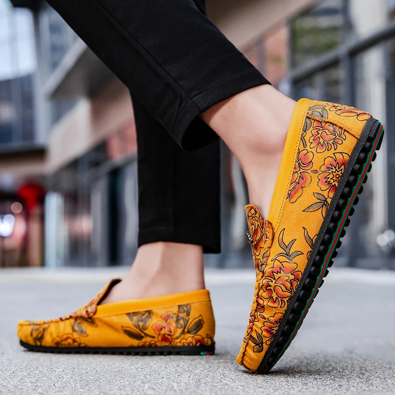 Valmère™ | Mocassins en cuir à fleurs
