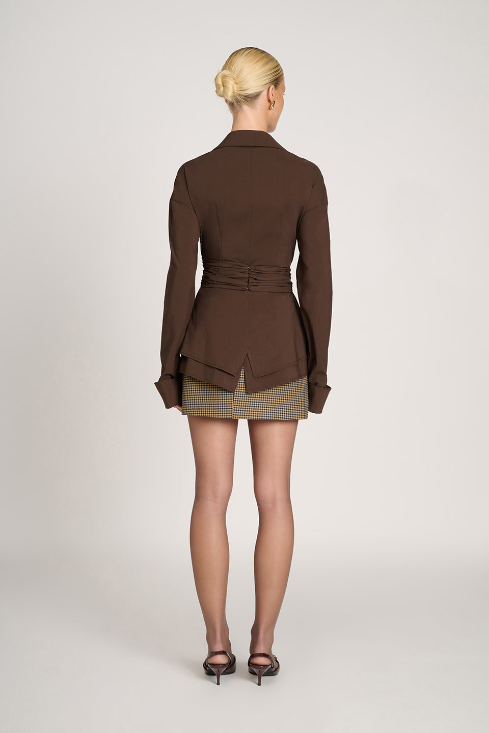 Valmère™ | chemise drapée tailleur