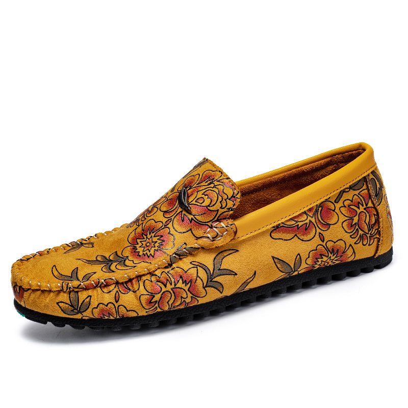 Valmère™ | Mocassins en cuir à fleurs