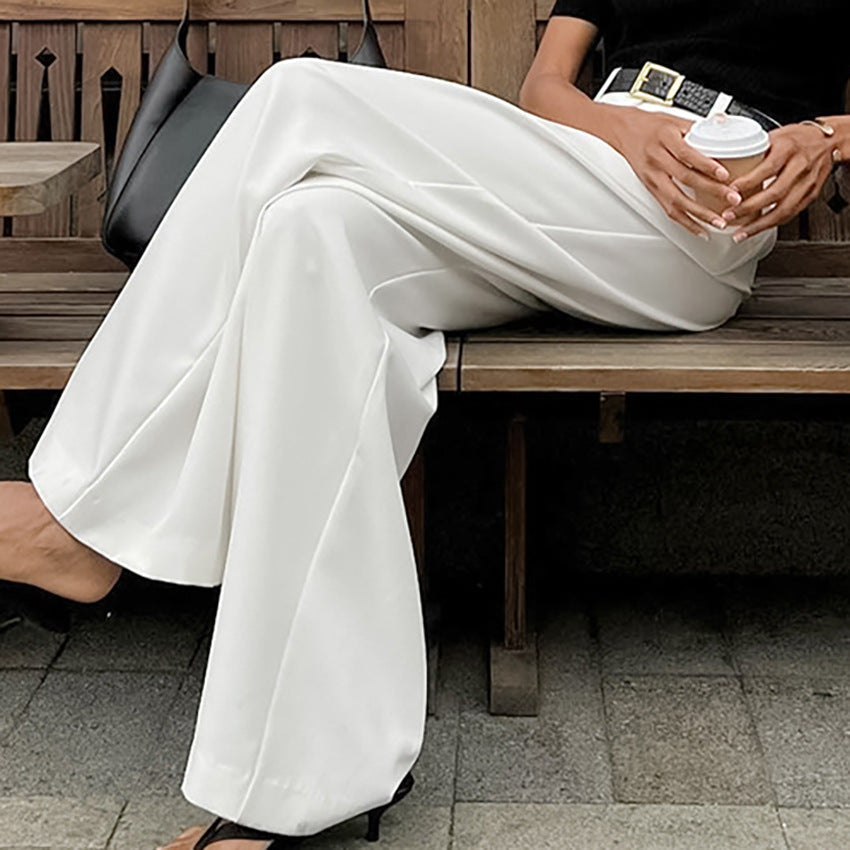 Valmère™ | pantalon palazzo blanc élégance