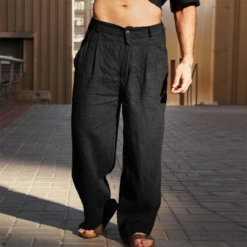 Valmère™ | Pantalon de lin décontracté