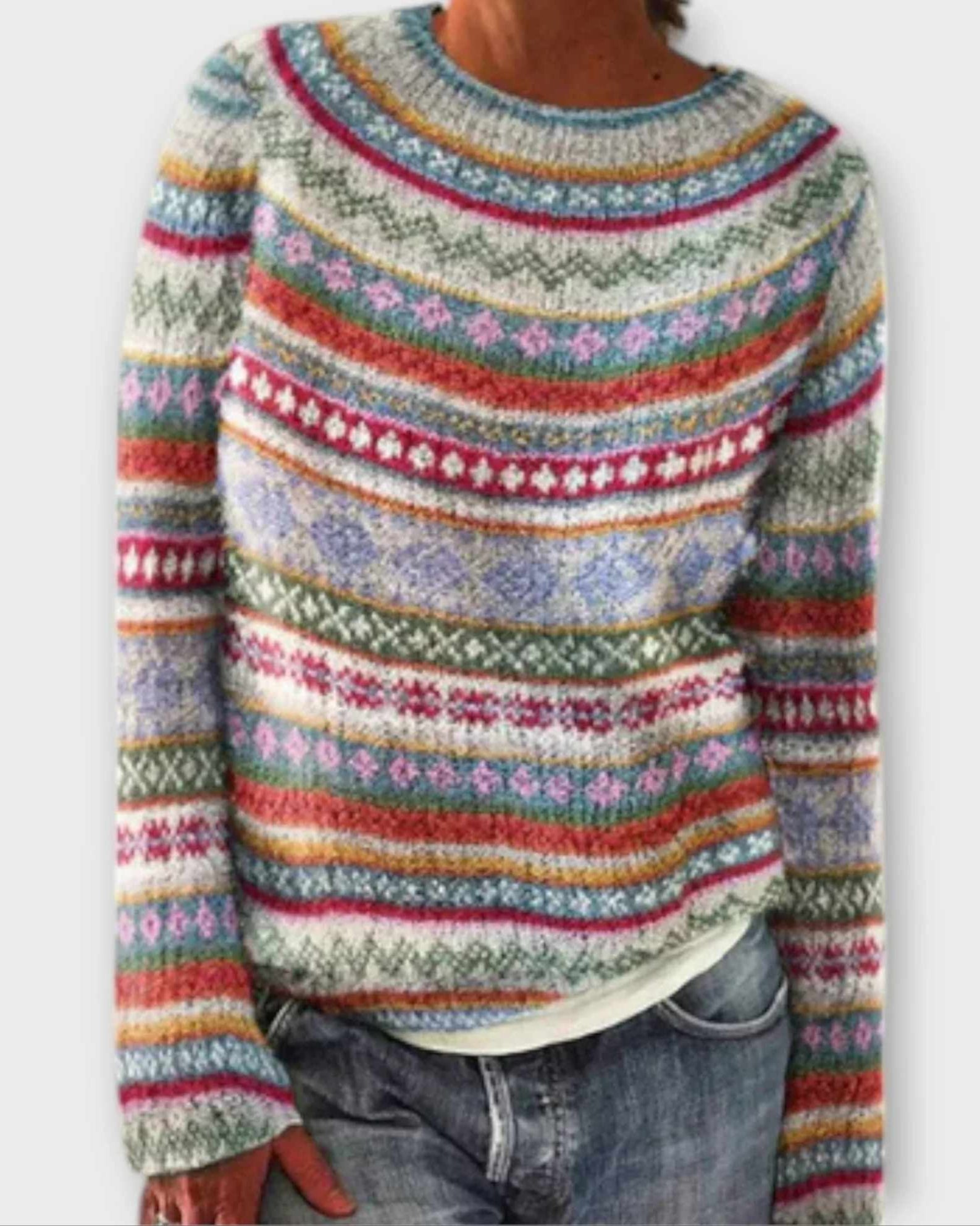 Valmère™ | Pull Tricot Rétro