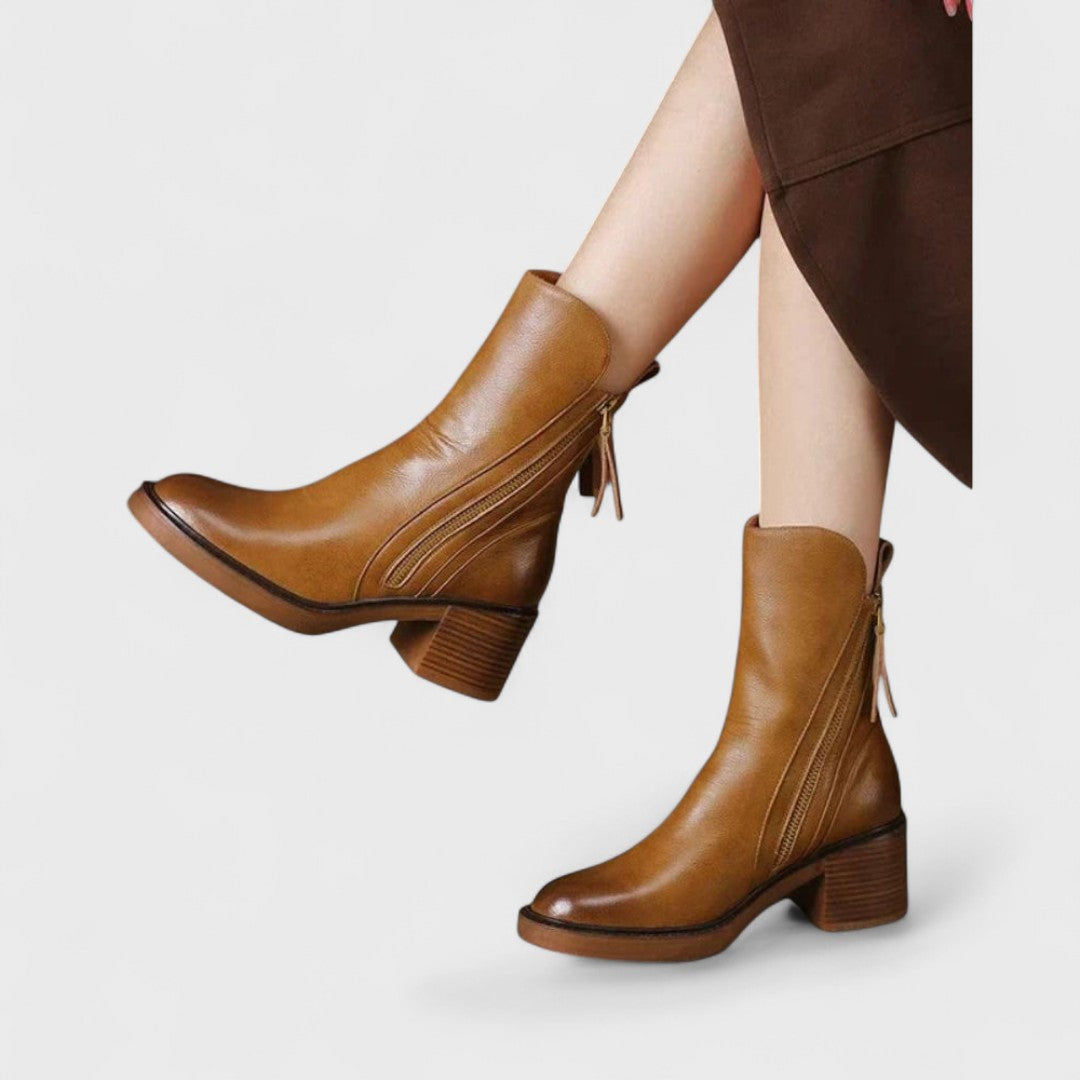 Valmère™ | Bottines Élégantes en Cuir