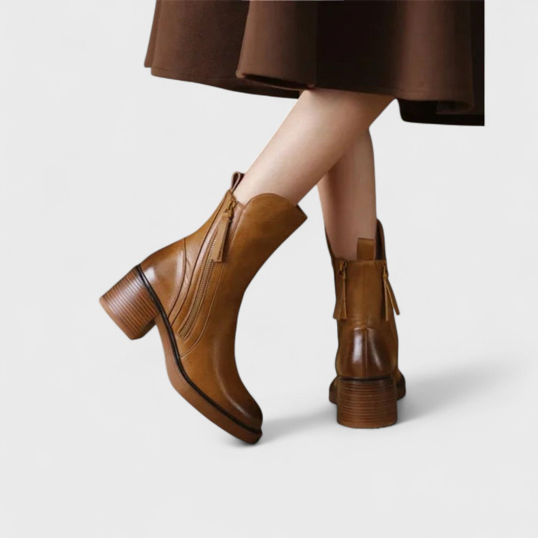 Valmère™ | Bottines Élégantes en Cuir