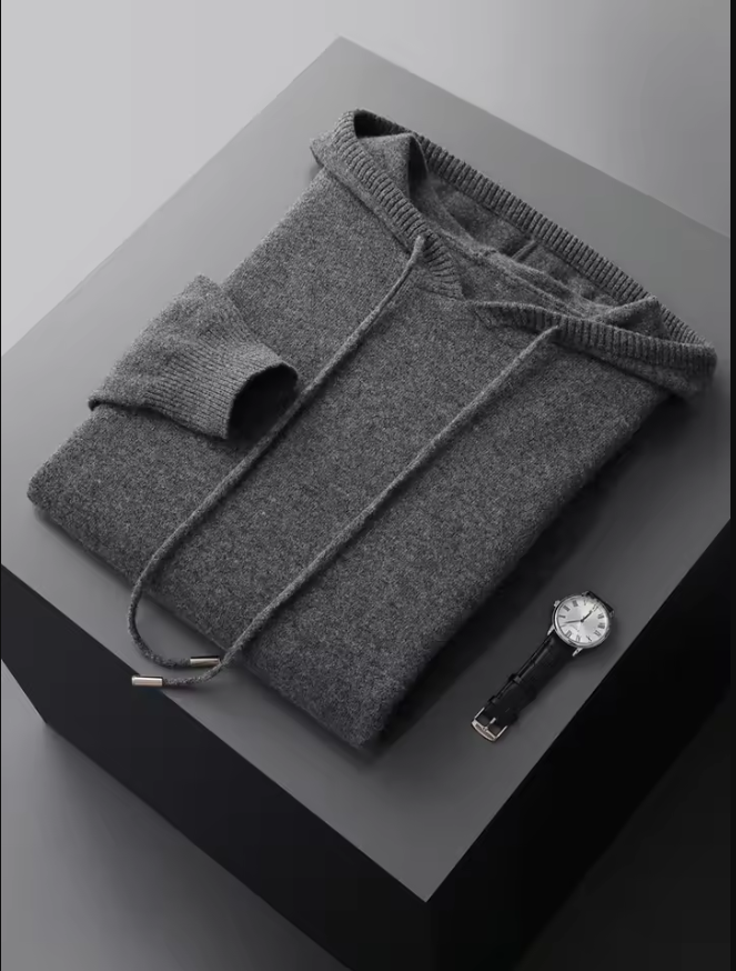 Valmère™ | Pull à capuche en laine mérinos Sirlus