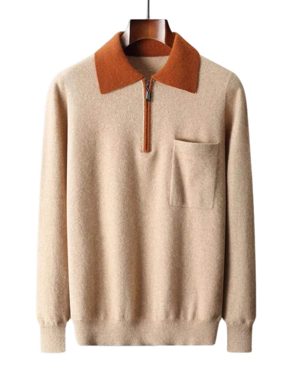 Valmère™ | Polo zippé en cachemire Castelle