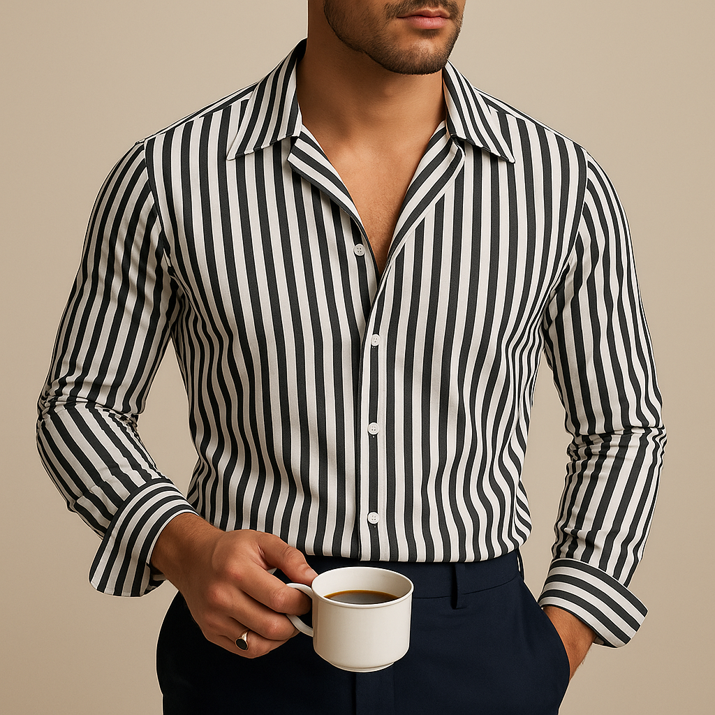 Valmère™ | Florence Striped Dress Shirt