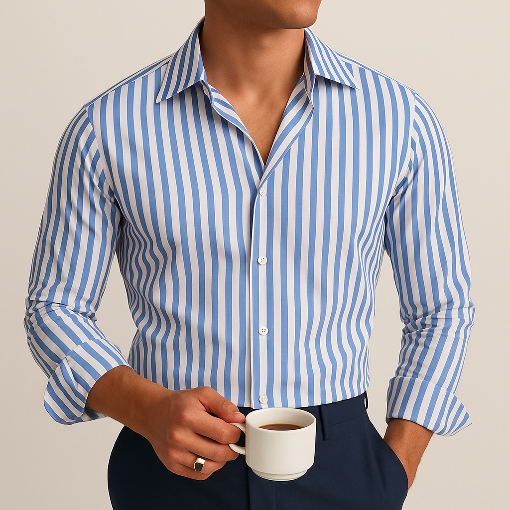 Valmère™ | Florence Striped Dress Shirt