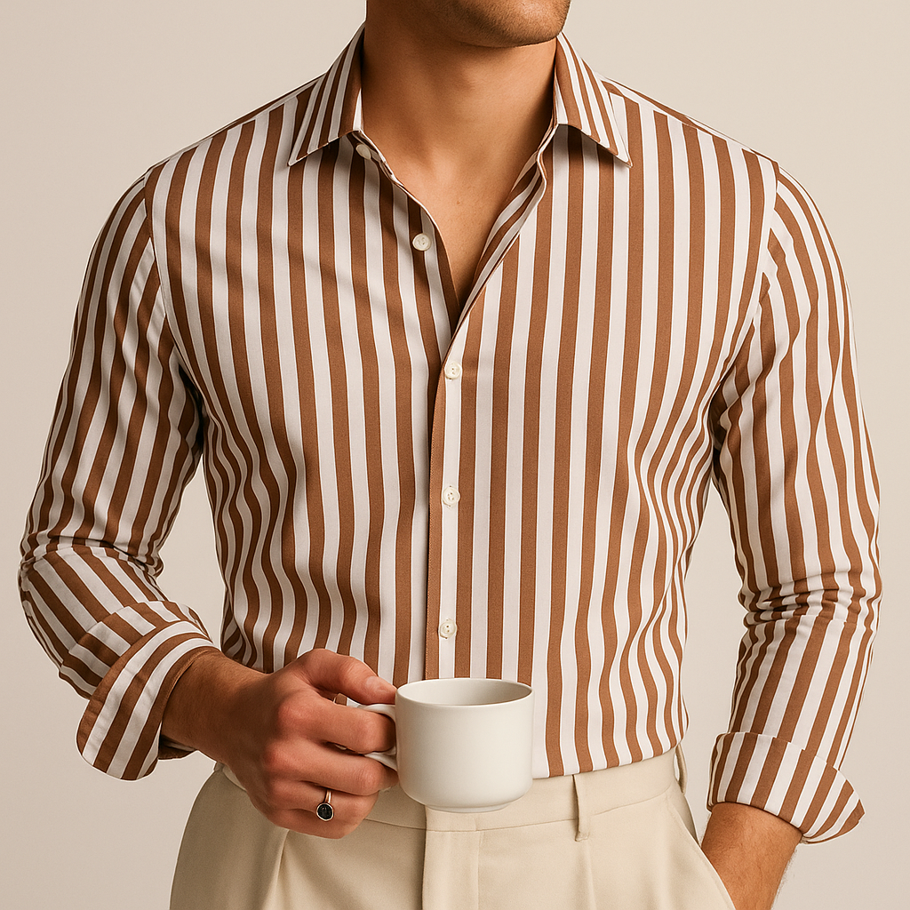 Valmère™ | Florence Striped Dress Shirt