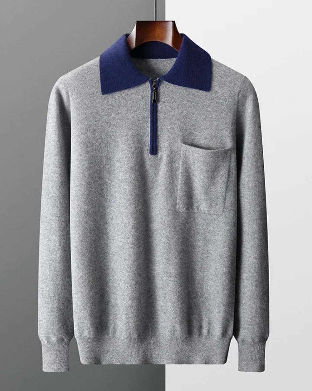 Valmère™ | Polo zippé en cachemire Castelle