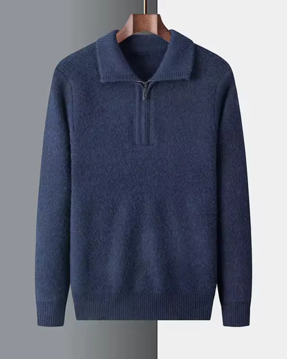 Valmère™ | Cashmere Quarter Zip Sweater