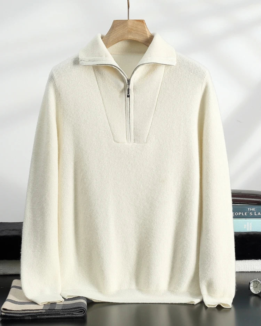 Valmère™ | Portofino Cashmere Half Zip Sweater