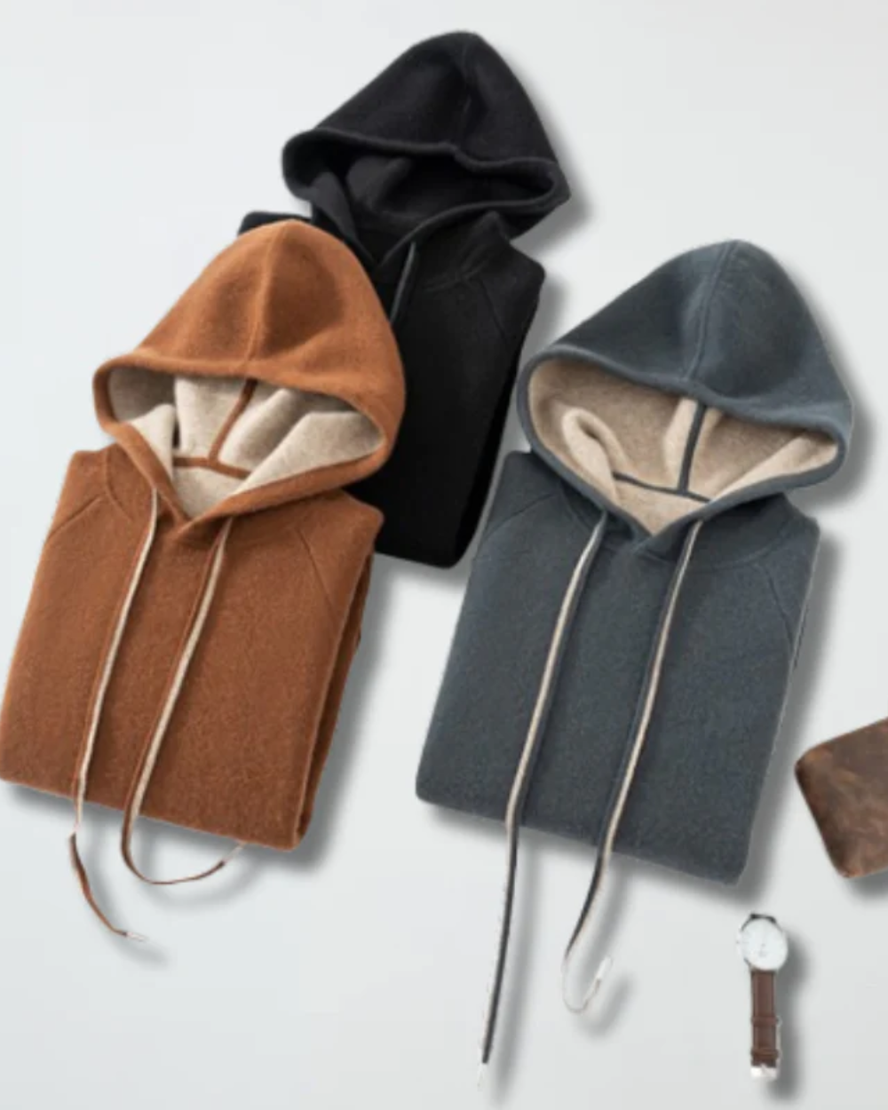 Valmère™ | Sweat à capuche en cachemire Atlas