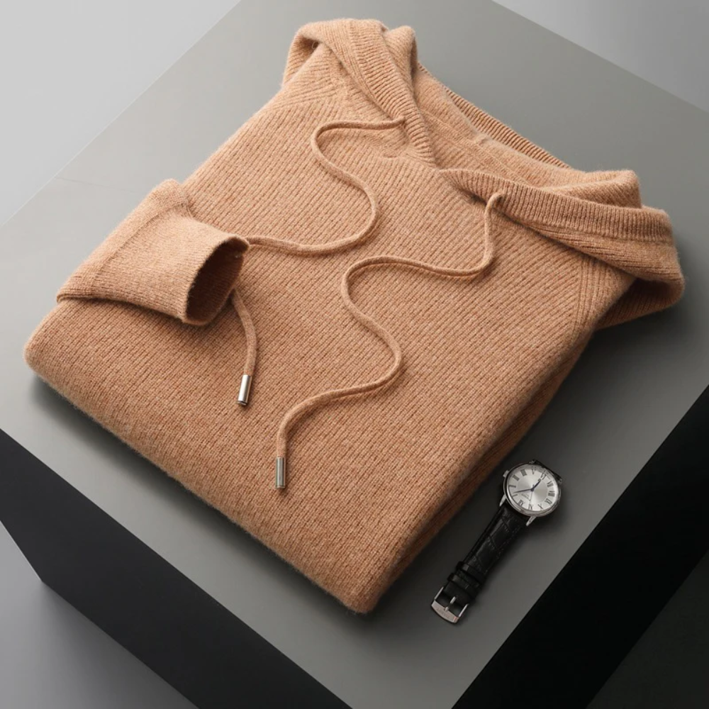Valmère™ | Pull à capuche en laine mérinos Arezzo