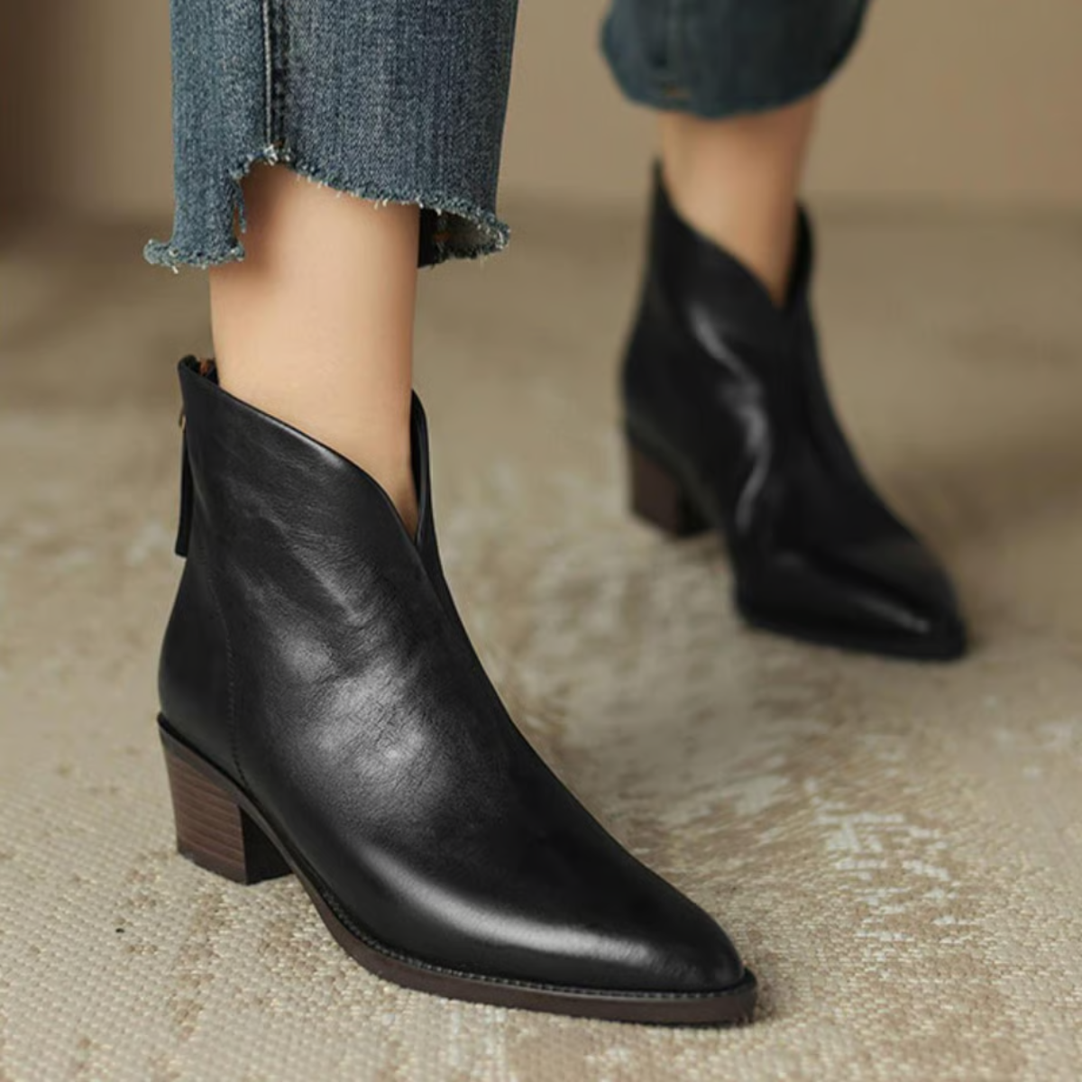 Valmère™ | Bottines Luxe à Talon Bas