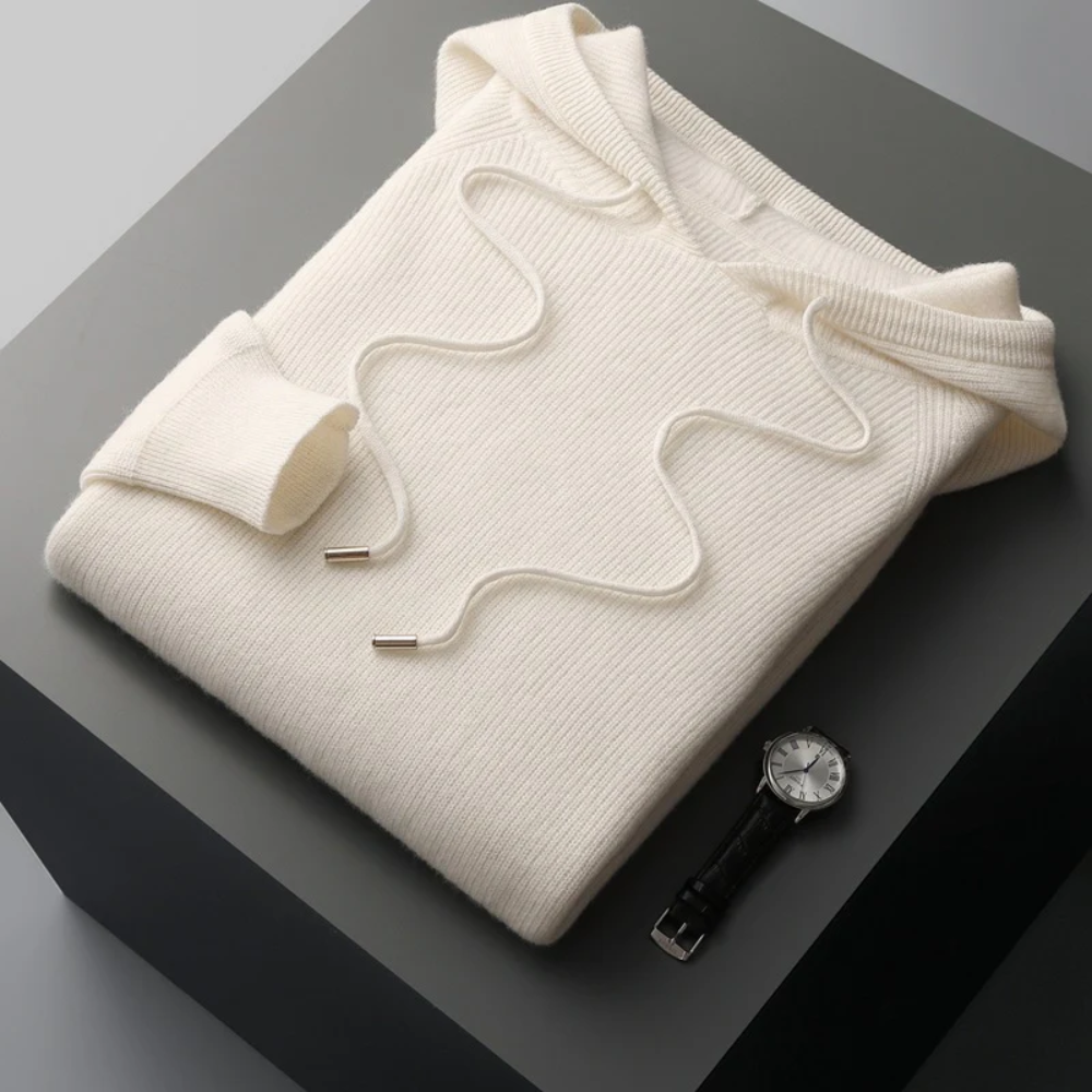 Valmère™ | Pull à capuche en laine mérinos Arezzo