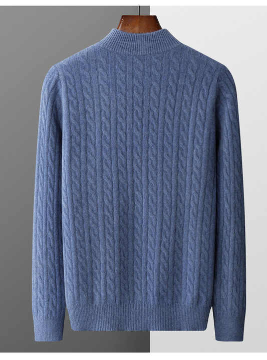 Valmère™ | Deneb Cashmere Woven Half Zip