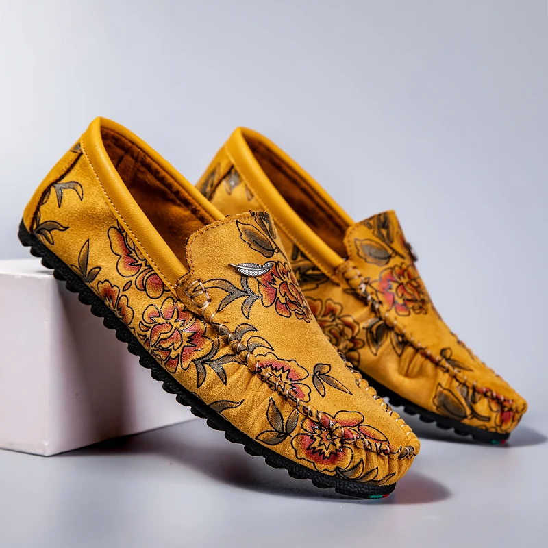 Valmère™ | Mocassins en cuir à fleurs