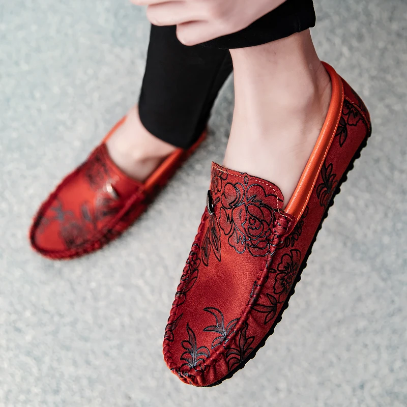 Valmère™ | Mocassins en cuir à fleurs