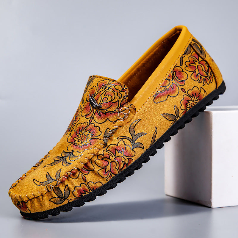 Valmère™ | Mocassins en cuir à fleurs