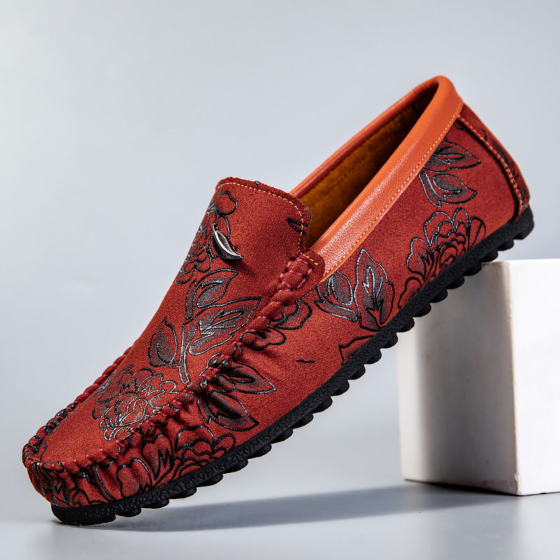 Valmère™ | Mocassins en cuir à fleurs