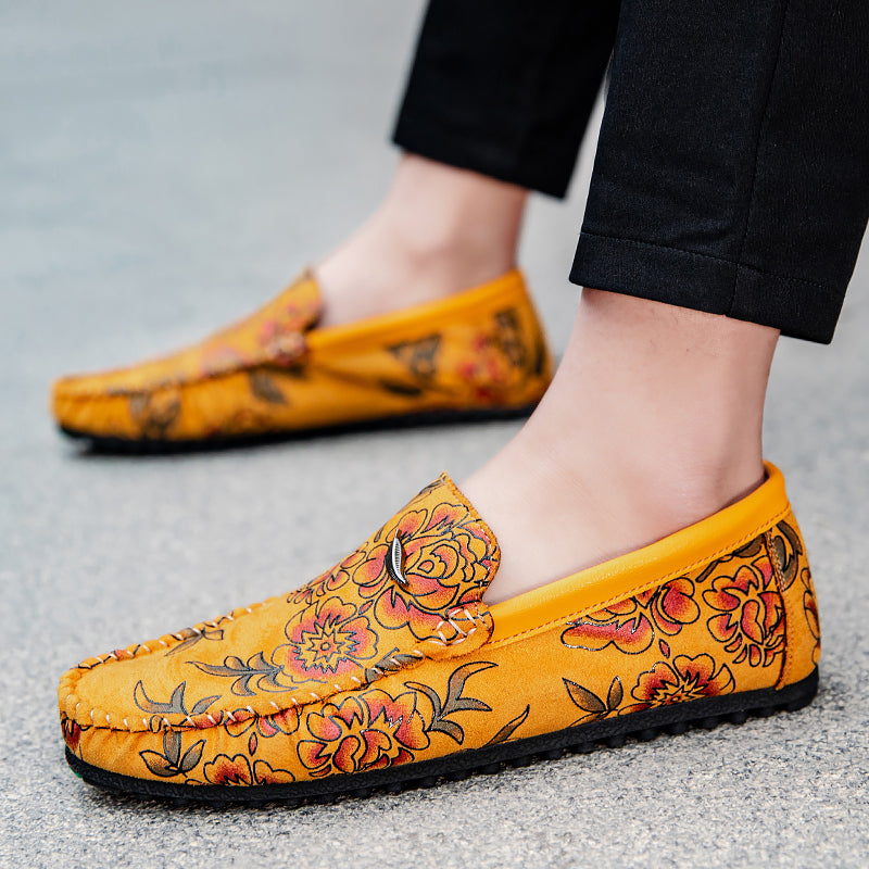 Valmère™ | Mocassins en cuir à fleurs