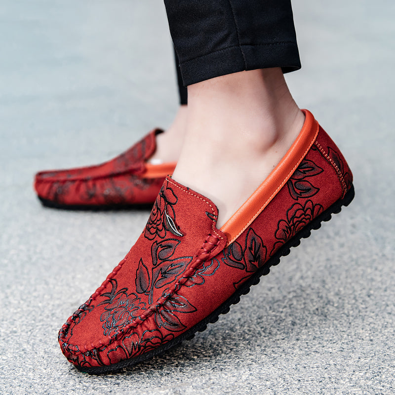 Valmère™ | Mocassins en cuir à fleurs