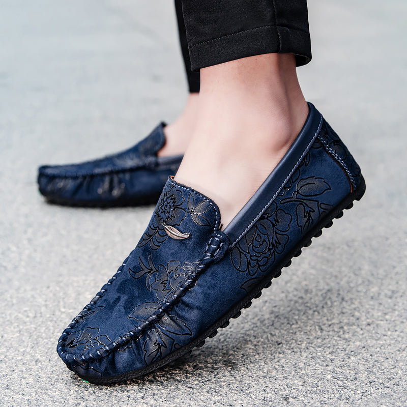 Valmère™ | Mocassins en cuir à fleurs