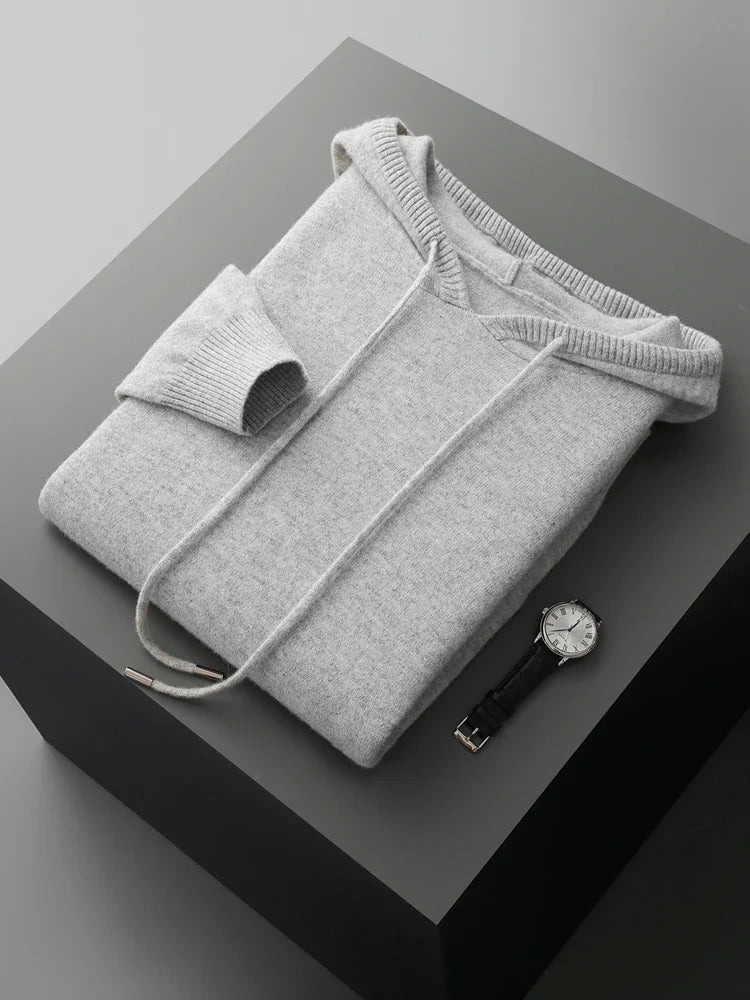 Valmère™ | Pull à capuche en laine mérinos Sirlus