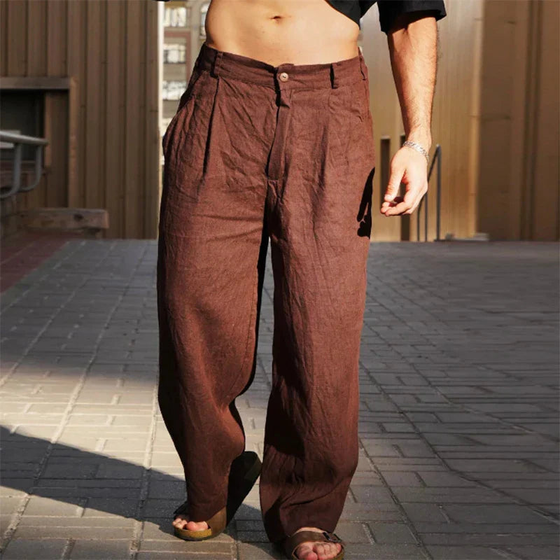 Valmère™ | Pantalon de lin décontracté