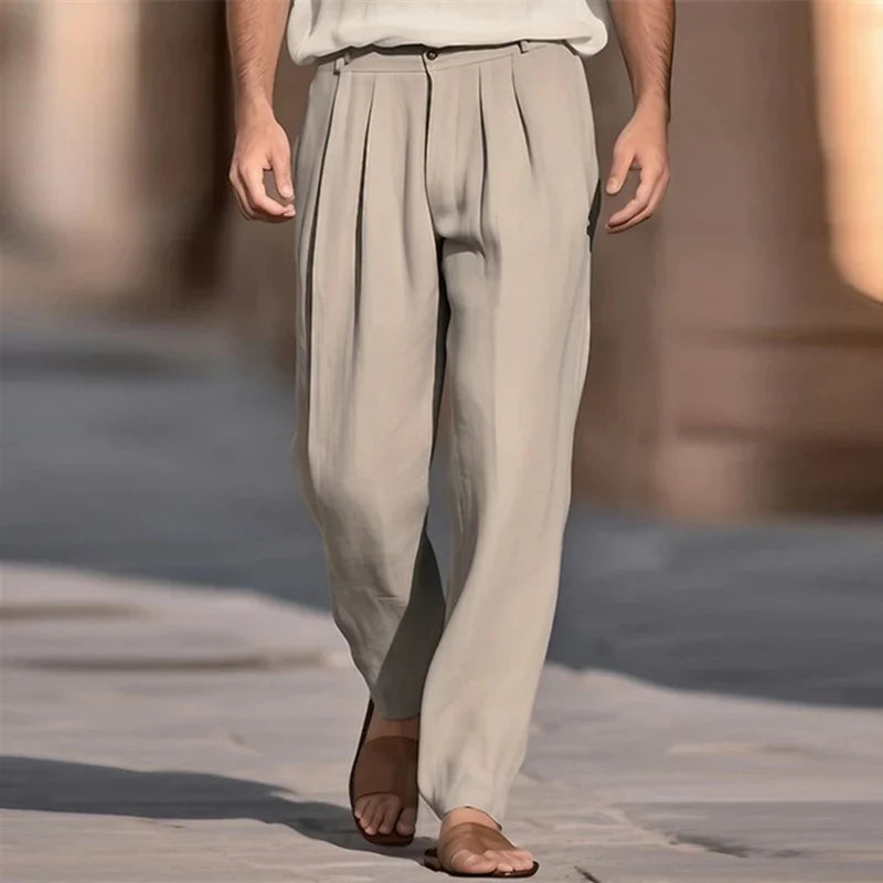 Valmère™ | Pantalon de lin décontracté