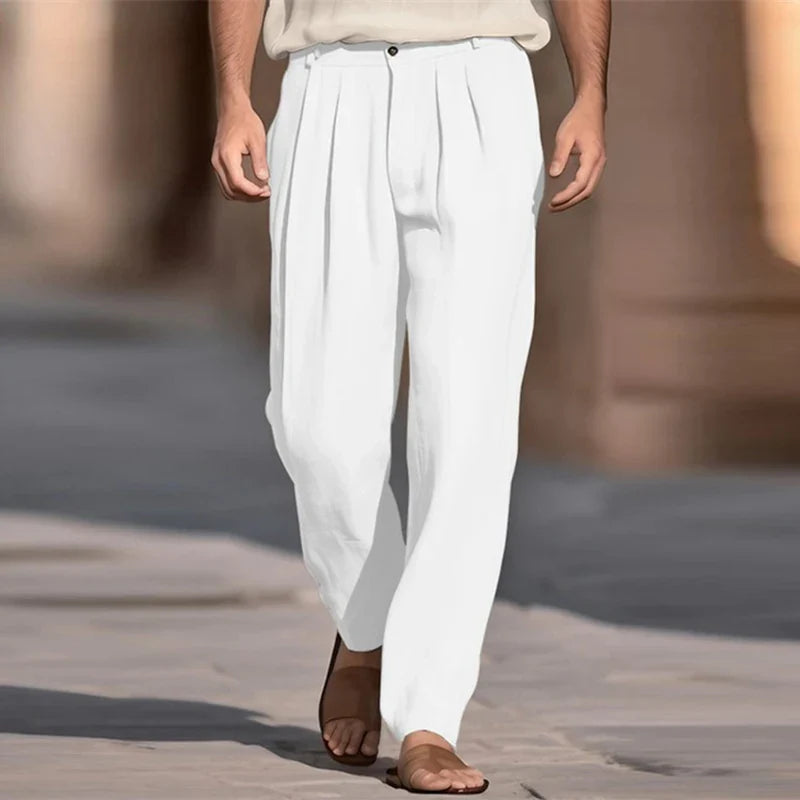 Valmère™ | Pantalon de lin décontracté