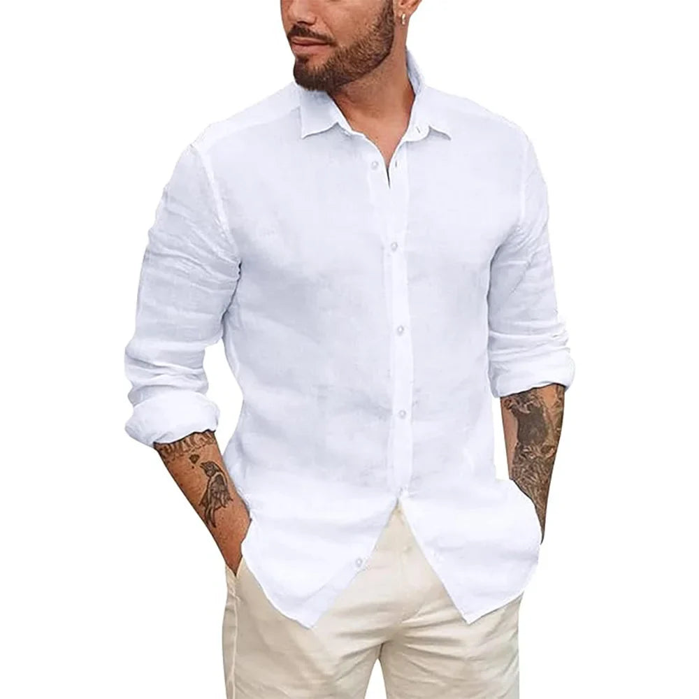Valmère™ | Chemise hawaïenne en coton et lin