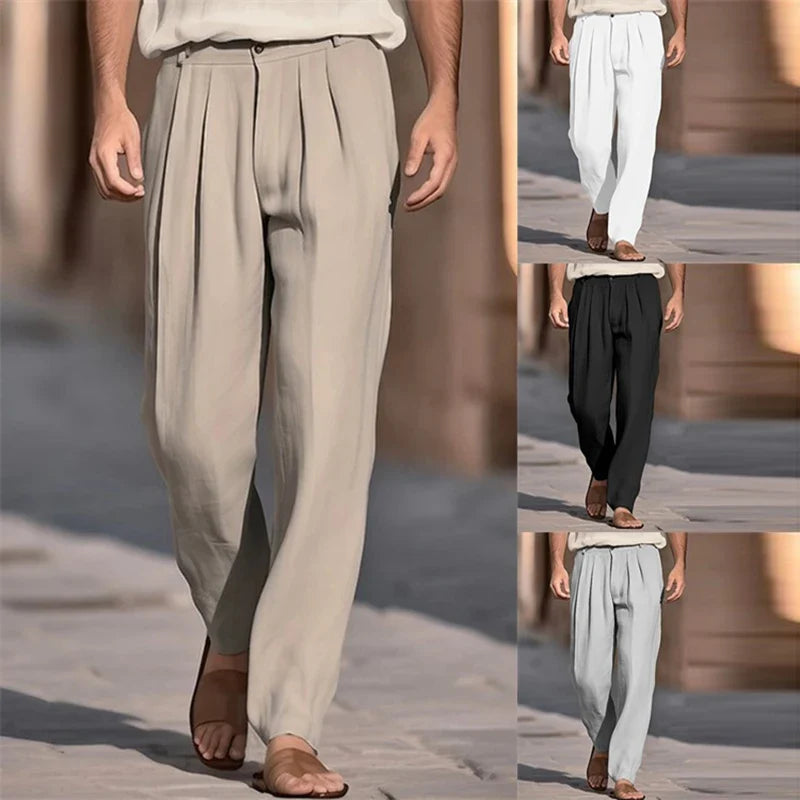 Valmère™ | Pantalon de lin décontracté