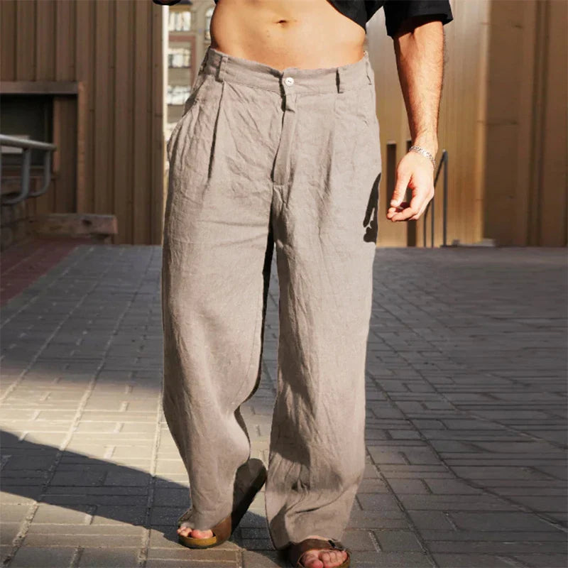 Valmère™ | Pantalon de lin décontracté