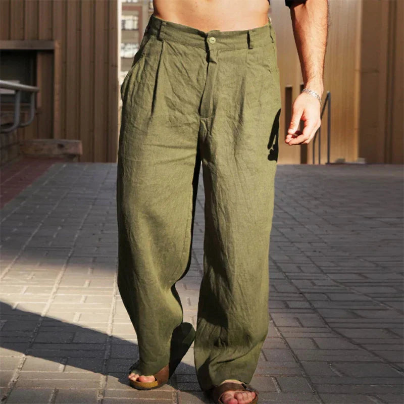 Valmère™ | Pantalon de lin décontracté