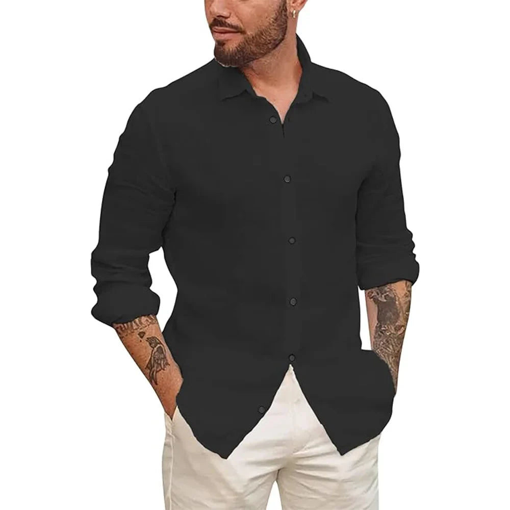 Valmère™ | Chemise hawaïenne en coton et lin